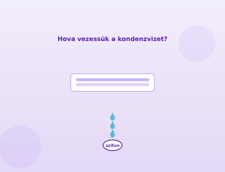hova vezessük a klíma kondenzvizét – kondenzvíz elvezető cső